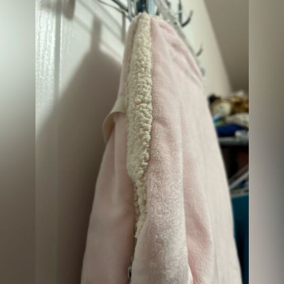 JJ Cole Collections BundleMe Pink Fleece Car Seat Blanket cover infant 0-12 m - Picture 4 of 14